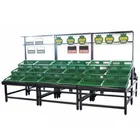 Stainless Steel 304 Fruit and Vegetable Rack for Supermarket Display