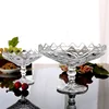 Decorative Glass fruit Bowl with stem