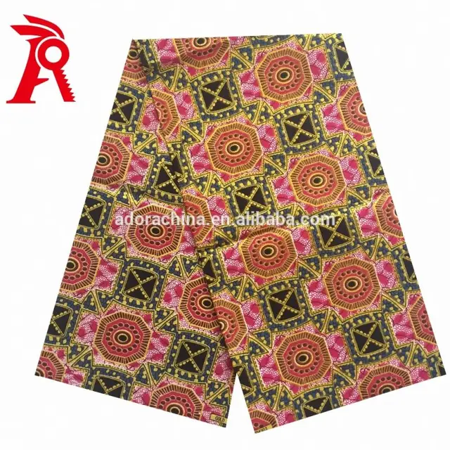 china golden printing fabric wholesale 9899