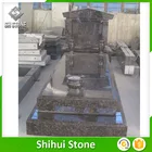 Tombstone High Quality Tombstone India Red / India Black Granite Chinese Style Tombstone With High Quality And Fair Price