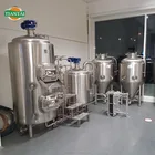 Two vessel electric 300-500L small beer factory equipment