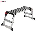 Stable Folding Aluminium Platform Work Bench Car washing ladder