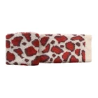 Hot-sale 100 acrylic leopard-print jacquard knitting scarf