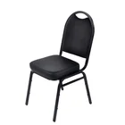 comfortable leather and chrome frame dining chair
