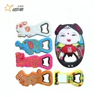 Wholesale Price Custom 3D Carton Shape PVC Bottle Opener Cheap Bulk Beer Bottle Opener Keychain