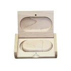 2019 factory price custom logo and color FSC wooden usb box