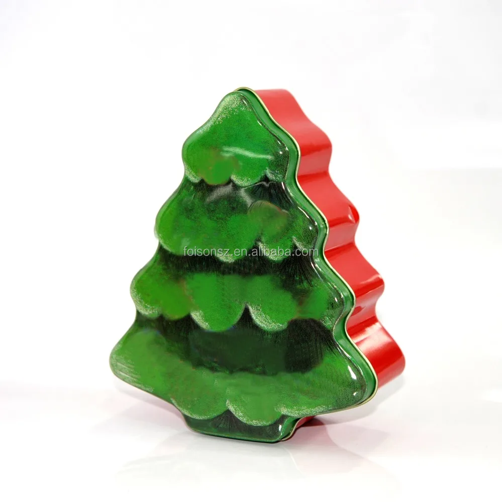 hot sale christmas decoration gift packaging chocolate tin box