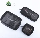 multifunction and light weight mesh cosmetic bag/ make up bag