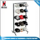 Flooring Metal Hat/cap display stand for store or supermarket