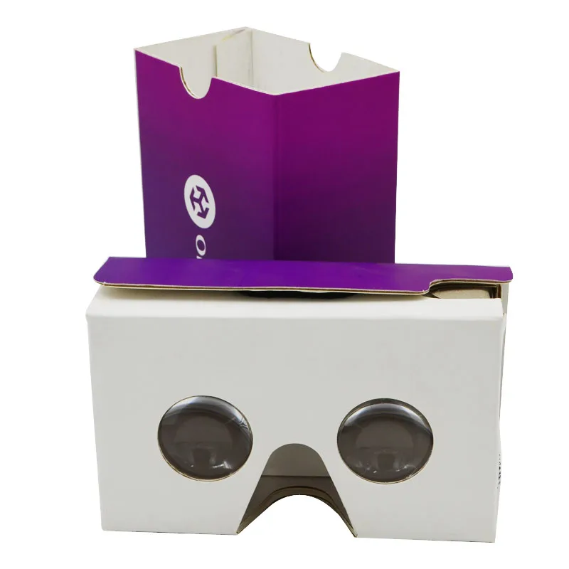 DIY google cardboard 3D glasses paper material use virtual reality v2.0 DIY 3d glasses google cardboard