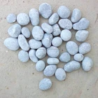 Grey barreling natural pebbles stone for garden decoration