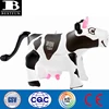funny inflatable cow plastic inflatable small cow folding portable inflatable farm animal toys for kids