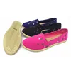 New model fashion hemp rope pvc injection sole ladies canvas shoes