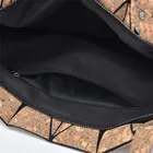 Hand Bag Hand Bags Women Custom Logo Cork Handbag Women New Geometric Tote Shoulder Hand Bag Women Girl Zippers Pockets