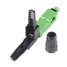 Factory price FTTH Network SC APC fast connector for drop cable install