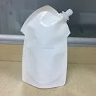 FDA approved stand up clear liquid spout pouch/Wine bag with spout tap