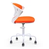 New design swivel white plastic office chair no arms