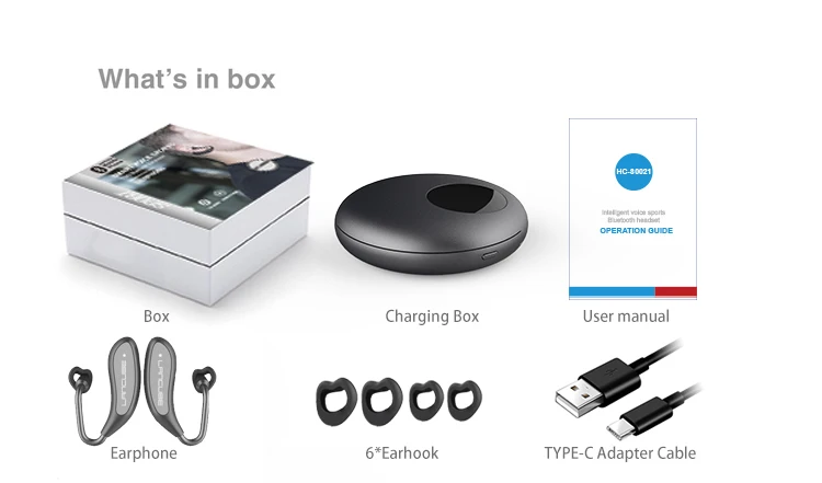 Sport Wireless Earbuds, Lancube portable pocket mini wireless earbuds for Iphone, Samsung, HUAWEI, XIAOMI etc phones - ANKUX.COM
