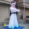 custom giant inflatable elvis with pig head for advertising