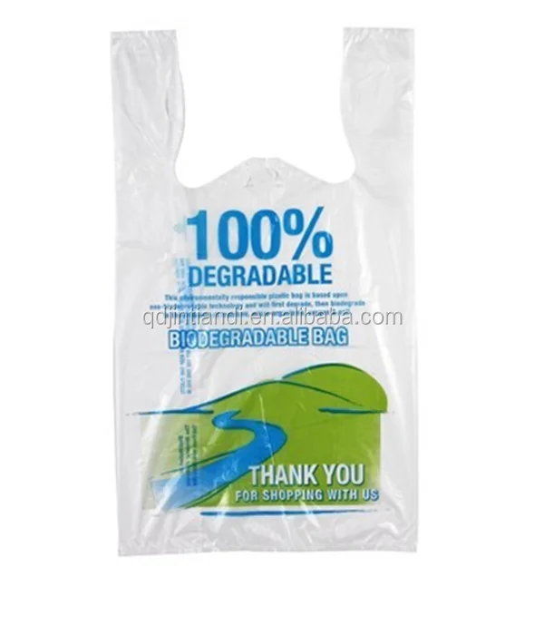 degradable t-shirt shopping bags