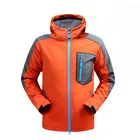 New Design Outerwear Jacket Waterproof Breathable orange softshell jacket