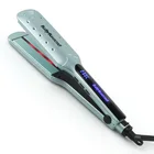 Ultrasonic Infrared Hair Straightener Flat Iron With Hole Wet&Dry Use