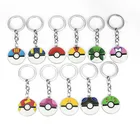 Pokemon Go Keychain Poke Ball Rotatable Key Ring Holder Gift Chaveiro Car Key Chain Jewelry Game