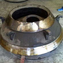 Metso Symons cone crusher spare parts bowl liner concave and mantle