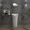 BS-8513 New design Bathroom Pedestal Free Standing Stone wash Basins Sinks