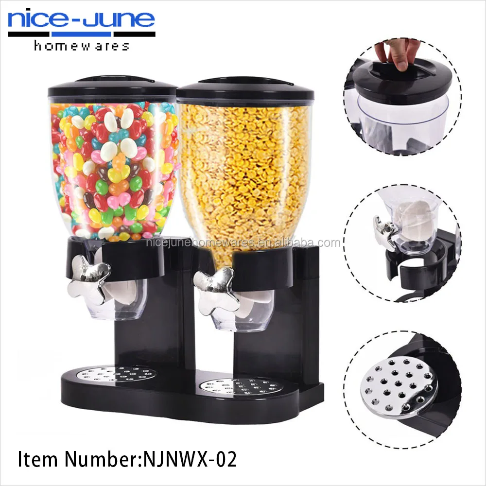 Double Dry Bulk Food Cereal Dispenser 02