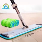 Boomjoy folding handle mop home microfiber cleaning aluminum plate mops