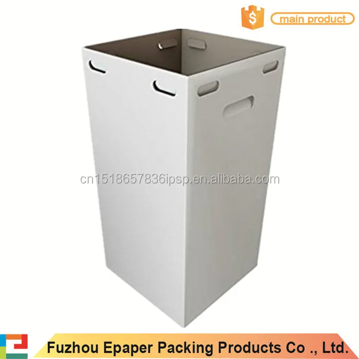 Disposable And Reusable Corrugated Cardboard Trash Cans
