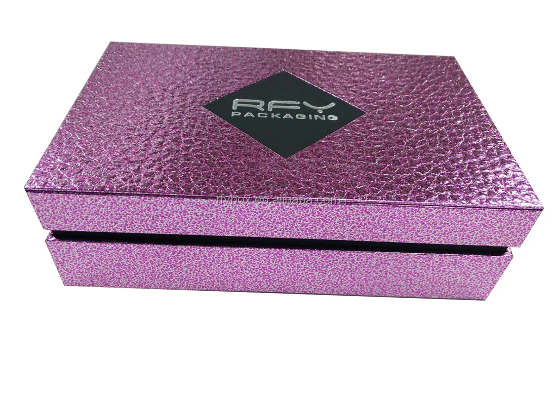 fancy paperboard paper perfume box with lid