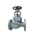 DIN marine cast flanged iron globe stop check valve