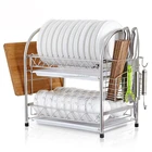 Cutlery Holder 2 Tiers Drainer Dryer Tray dish draining tray