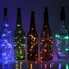 Solar Battery LED Bottle Fairy Wine Cork String Light for Champagne Bottle