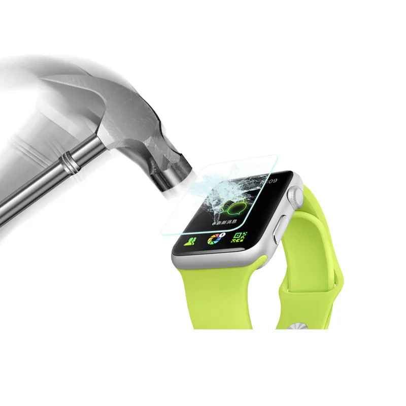 Tempered Glass Screen Protector Case For Apple Watch 42mm 38mm Clear Reinforced Film Ultra Thin For Apple Watch With Retail Box