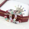 2013 newest rhinestone crown crystal brooch for women