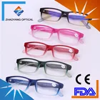 2018 Cheap funny colorful metal hing custom logo reading glasses CE
