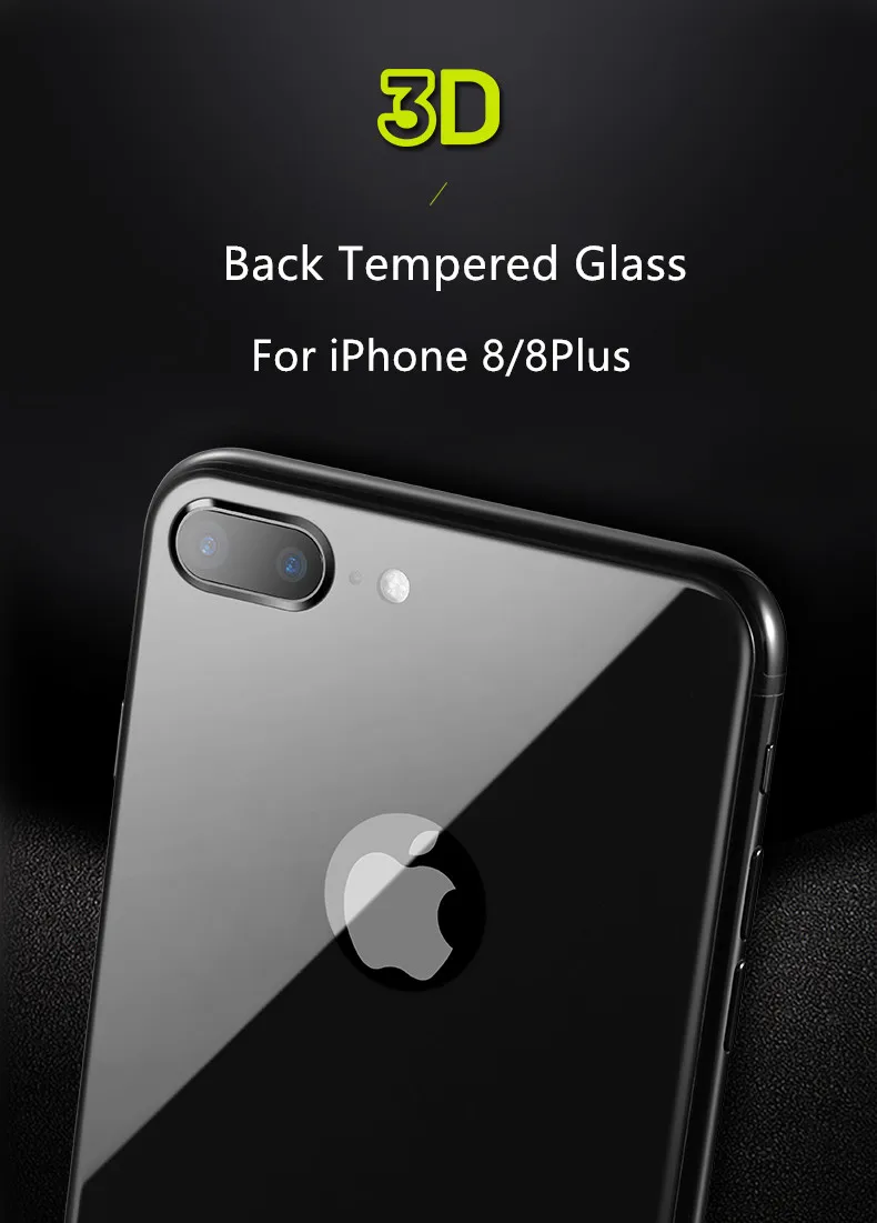 ALLVCOVER iphone 8 8plus back tempered glass (8)