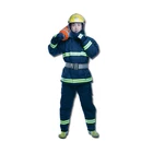 Firefighter's Body Protective Equipment Navy Blue Fire Fighter Clothing