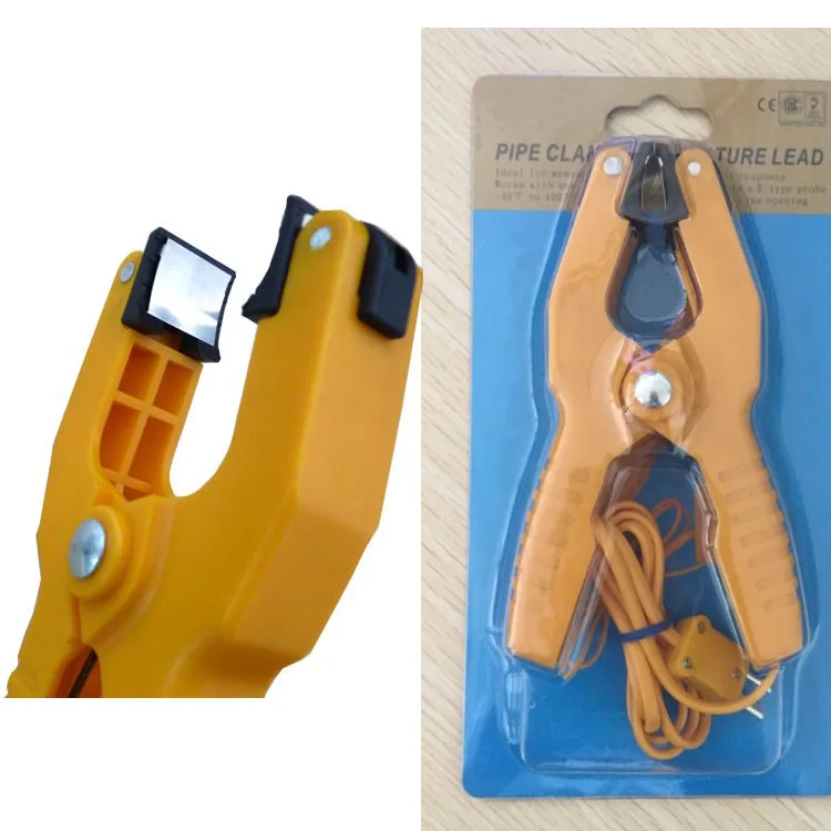 Lead wire K-type Temperature Diagnostic-tool Pipe Clamp Thermocouple Probe Sensor