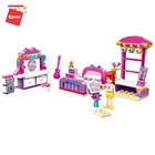 Qman hot building block plastic blocks DIY toys Girl bedroom series set toys compatible legoing