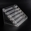 Counter Top Transparent Acrylic Wallet Display Multi-Function Display Shelf with tiers