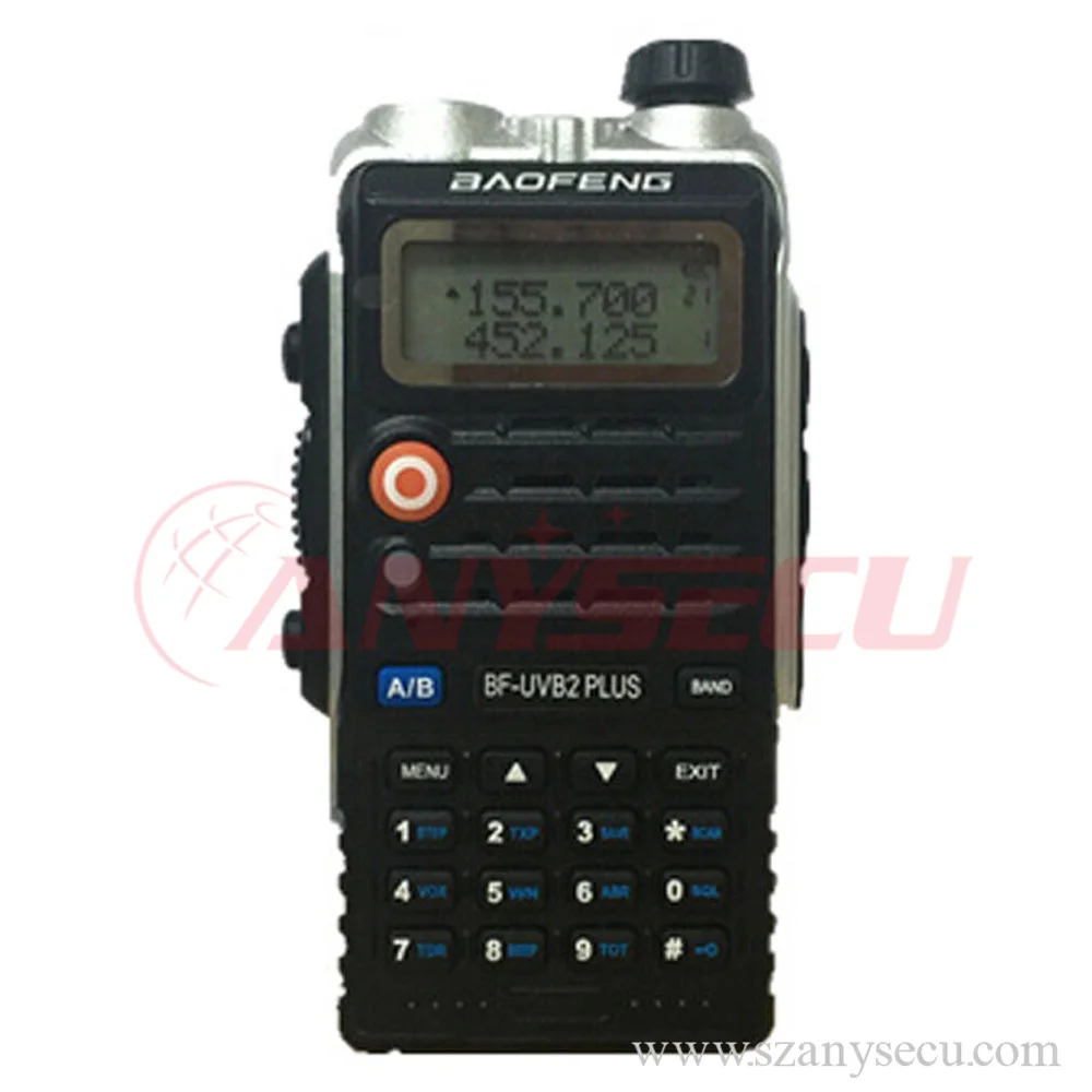8 W Haute Puissance 4800 mAh Li-ion Batterie LED &Eacute;clairage Nouveau Baofeng Bi-bande Radio Bidirectionnelle BF-UVB2 Plus Talkie-walkie talkie-walkie UVB2 - ANKUX Tech Co., Ltd