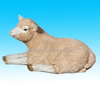 life size resin sheep