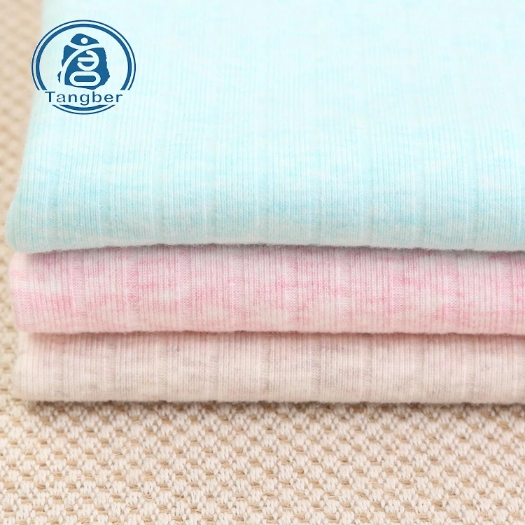 winter coat fabric cotton rib knit fabric bonded polyester super soft fabric soft hand feel for garment