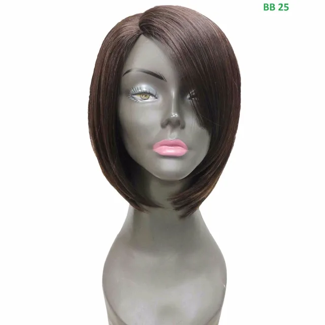 Medium Straight 12" Dark High Quality Natural Movie Star Perfect Light weighted Fabulous Straight Full Wig