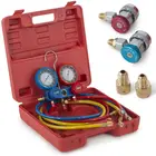 Auto Air Conditioning AC Manifold Pressure Gauge Manometer Tool Kit