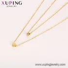 S-295 Xuping gift jewellery set, bridal african 24K gold plating jewellery, stainless steel necklace bracelet jewelry set